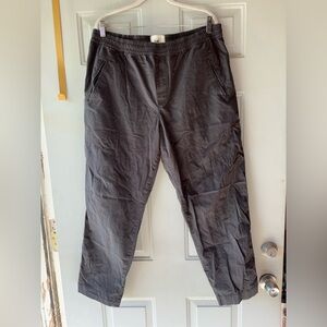 Folk gray elastic waist pants size 5 (36)